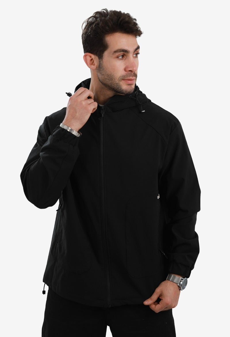 White Rabbit Men’s Soft Waterproof Hooded Jacket - Image 3